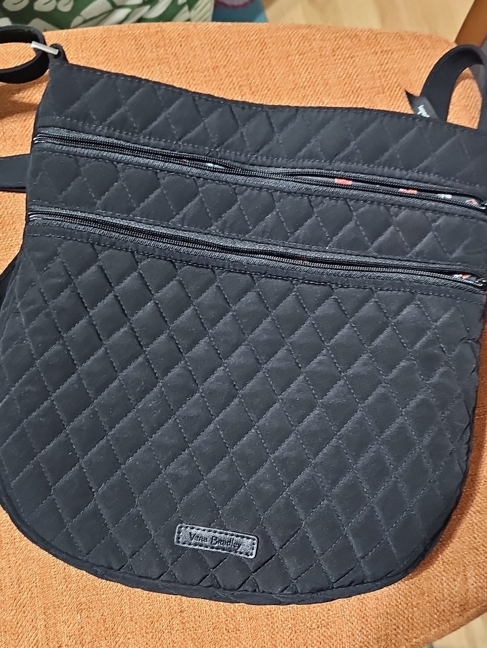 Vera Bradley Black Quilted Crossbody Bag